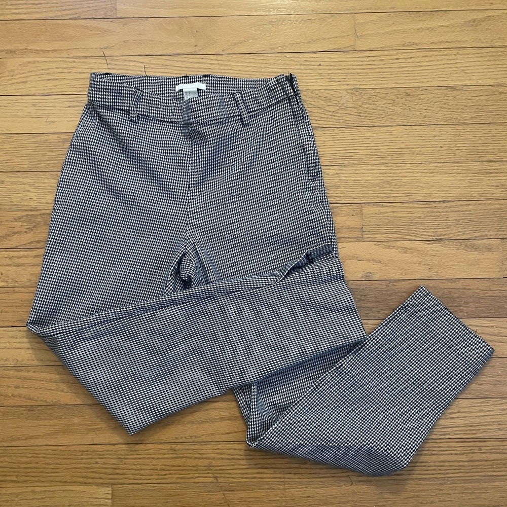 H&M checked stretch pants.